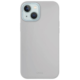 Uniq Lino Hue iPhone 15 pouzdro 6,1&quot; Magclick Charging světle šedá/křídově šedá