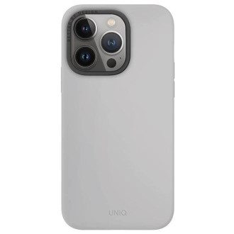 Uniq Lino Hue iPhone 15 Pro 6,1&quot; pouzdro Magclick Charging světle šedá/křídově šedá