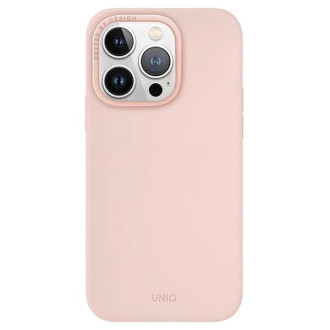 Uniq Lino Hue iPhone 15 Pro 6,1&quot; pouzdro Magclick Charging pink/blush pink