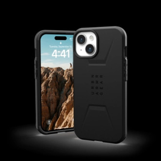 UAG Civilian Magsafe - ochranný obal pro iPhone 15 (černý)