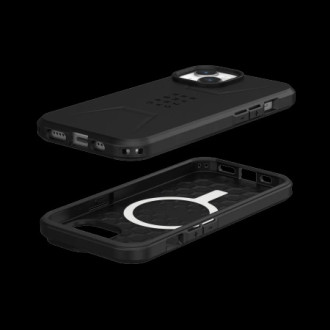 UAG Civilian Magsafe - ochranný obal pro iPhone 15 (černý)