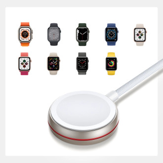 Joyroom kabel s indukční nabíječkou pro Apple Watch 1,2 m bílý (S-IW011)