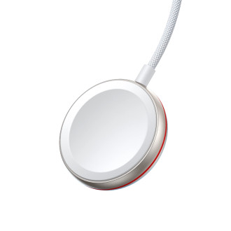 Lightning kabel Joyroom 2 v 1 a indukční nabíječka pro Apple Watch 1,5 m bílá (S-IW011)