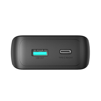 Powerbanka Joyroom 30W 10000mAh s vestavěným Lightning a USB-C kabely černá (JR-PBC06)