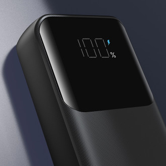 Powerbanka Joyroom 30W 10000mAh s vestavěným Lightning a USB-C kabely černá (JR-PBC06)