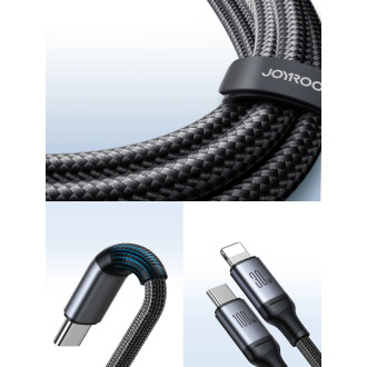 Kabel 2v1 Joyroom Speedy série SA21-1T2 USB-C - USB-C / Lightning 100W 1,5m černý