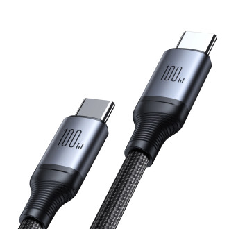 Kabel 2 v 1 Joyroom Speedy série SA21-1T2 USB-C - USB-C / USB-C 1,5 m černý