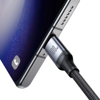 Kabel 2 v 1 Joyroom Speedy série SA21-1T2 USB-C - USB-C / USB-C 1,5 m černý