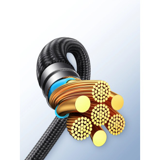 Kabel 2 v 1 Joyroom Speedy série SA21-1T2 USB-C - USB-C / USB-C 1,5 m černý