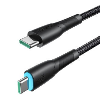 Joyroom Starry Series SA32-CC3 USB-C / USB-C kabel 60W 1m - černý