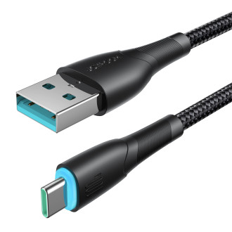 Joyroom Starry série SA32-AC6 100W USB-A / USB-C kabel 1m - černý