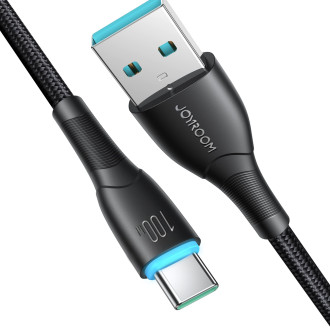 Joyroom Starry série SA32-AC6 100W USB-A / USB-C kabel 1m - černý