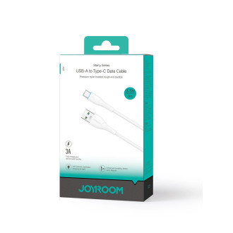Joyroom Starry Series SA32-AC3 3A kabel USB-A / USB-C 1m - bílý