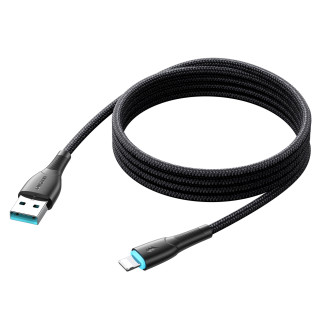 Joyroom Starry Series SA32-AL3 3A USB-A / Lightning kabel 1m - černý