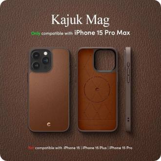 Spigen CYRILL KAJUK MAG MAGSAFE IPHONE 15 PRO MAX SEDLO HNĚDÉ