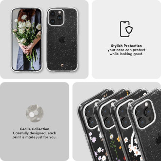 Spigen CYRILL CECILE IPHONE 15 PRO GLITTER CLEAR