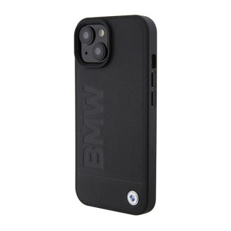 BMW BMHMP15SSLLBK iPhone 15 6,1&quot; černo/černý pevný obal Magsafe Signature Logo Imprint