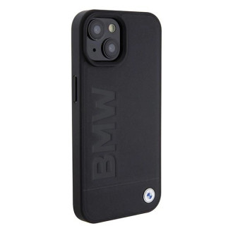 BMW BMHMP15SSLLBK iPhone 15 6,1&quot; černo/černý pevný obal Magsafe Signature Logo Imprint