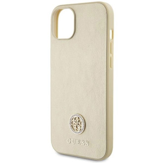 Guess GUHCP15MPS4DGPD iPhone 15 Plus 6,7&quot; zlatý/zlatý pevný obal Strass Metal Logo