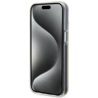 Guess GUHCP15SHDECMP iPhone 15 6,1&quot; růžový/růžový pevný obal IML Faceted Mirror Disco Iridescent