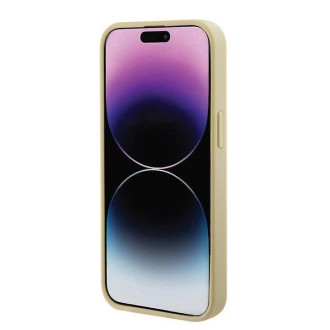Guess GUHMP15SPSAHMCB iPhone 15 6,1&quot; zlatý/zlatý pevný obal Saffiano MagSafe