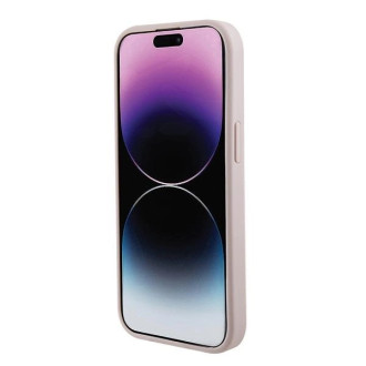 Guess GUHMP15SPSAHMCP iPhone 15 6,1&quot; růžovo-růžový pevný obal Saffiano MagSafe