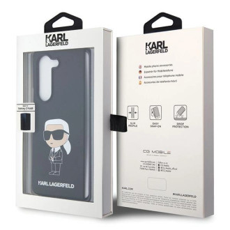 Karl Lagerfeld KLHCZFD5SNIKBCK Z Fold5 pevné pouzdro černá/černá silikonový Ikonik