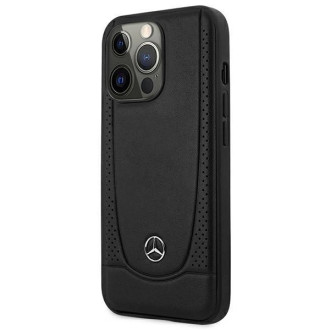 Mercedes MEHCP15LAMBK iPhone 15 Pro 6,1&quot; černo/černé pevné pouzdro Leather Urban