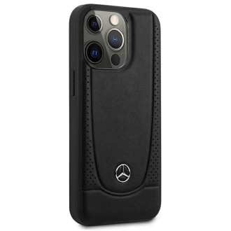 Mercedes MEHCP15LAMBK iPhone 15 Pro 6,1&quot; černo/černé pevné pouzdro Leather Urban