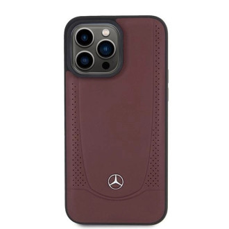 Mercedes MEHCP15LAMRE iPhone 15 Pro 6,1&quot; červený/červený pevný obal Leather Urban Bengale