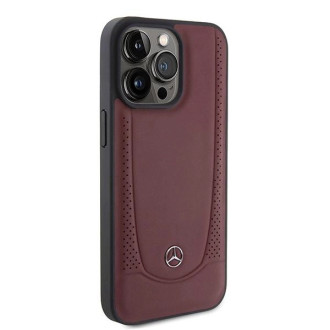 Mercedes MEHCP15LAMRE iPhone 15 Pro 6,1&quot; červený/červený pevný obal Leather Urban Bengale