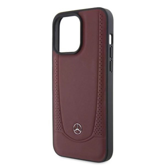 Mercedes MEHCP15LAMRE iPhone 15 Pro 6,1&quot; červený/červený pevný obal Leather Urban Bengale