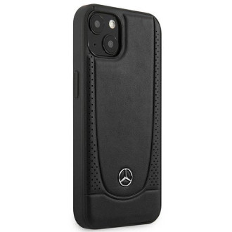 Mercedes MEHCP15MARMBK iPhone 15 Plus 6,7&quot; černo/černé pevné pouzdro Leather Urban