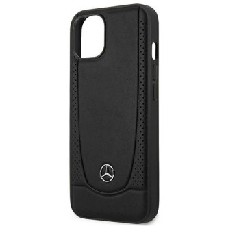 Mercedes MEHCP15MARMBK iPhone 15 Plus 6,7&quot; černo/černé pevné pouzdro Leather Urban