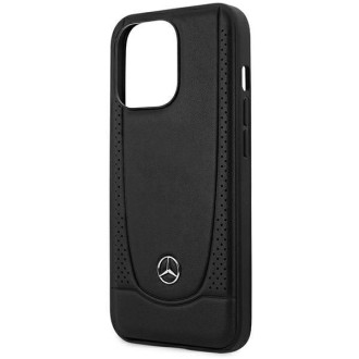 Mercedes MEHCP15XARMBK iPhone 15 Pro Max 6,7&quot; černo/černé pevné pouzdro Leather Urban