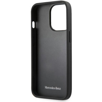 Mercedes MEHCP15XARMBK iPhone 15 Pro Max 6,7&quot; černo/černé pevné pouzdro Leather Urban