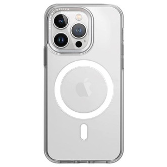 Uniq pouzdro Calio iPhone 15 Pro 6.1&quot; Magclick Charging průhledné/průhledné