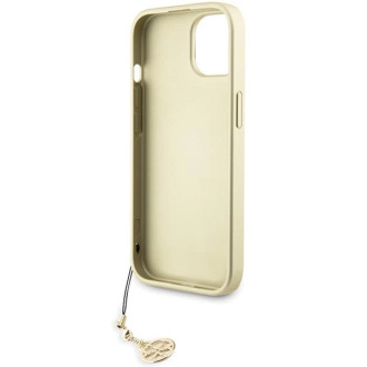 Pouzdro Guess 4G Charms Collection pro iPhone 15 - šedé
