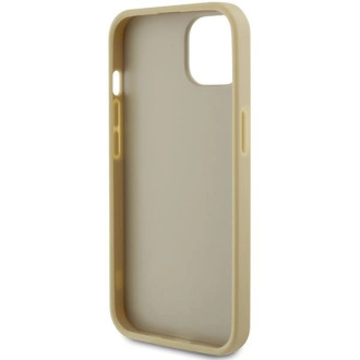 Guess Perforated 4G Glitter pouzdro pro iPhone 15 - zlaté