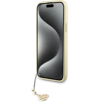 Pouzdro Guess 4G Charms Collection pro iPhone 15 Pro Max - šedé