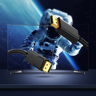 Ugreen DP102 DisplayPort - DisplayPort (samec-samec) kabel 5 m - černý