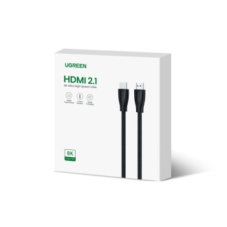 Ugreen HD140 kabel s HDMI 2.1 konektory (samec) 3m - černý