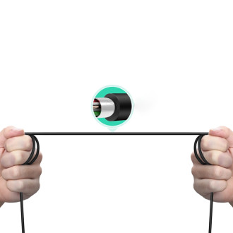 Ugreen US241 USB-C 2.0 - USB-B kabel 1 m - černý