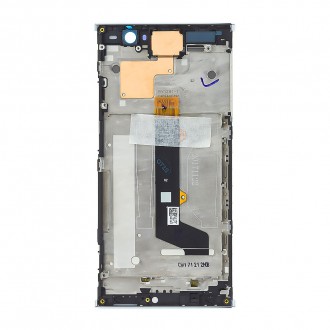 LCD Display + Dotyková Deska + Přední Kryt Silver Sony H4113 Xperia XA2 (Service Pack)