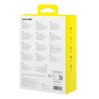 Baseus Enjoyment Pro USB-C (samice) / Lightning (samec) 60W nabíječka do auta - černá