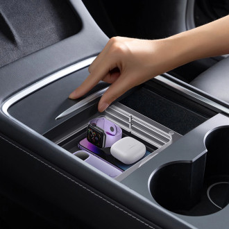 Baseus T-Space Series Car Center Console Box na loketní opěrku Twilight Grey