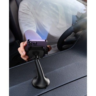 Mechanický držák telefonu do auta Joyroom pro palubní desku v kokpitu černý (JR-ZS259)