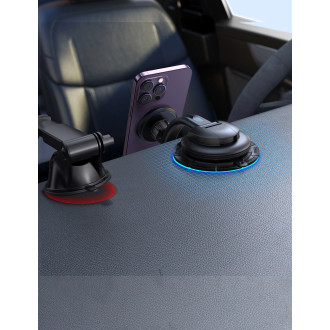 Joyroom magnetický držák telefonu do auta do kokpitu, palubní deska černá (JR-ZS366)