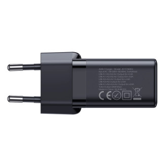 Joyroom JR-TCN03 4xUSB-A 24W 4,8A síťová nabíječka - černá