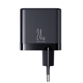 Joyroom JR-TCN03 4xUSB-A 24W 4,8A síťová nabíječka - černá